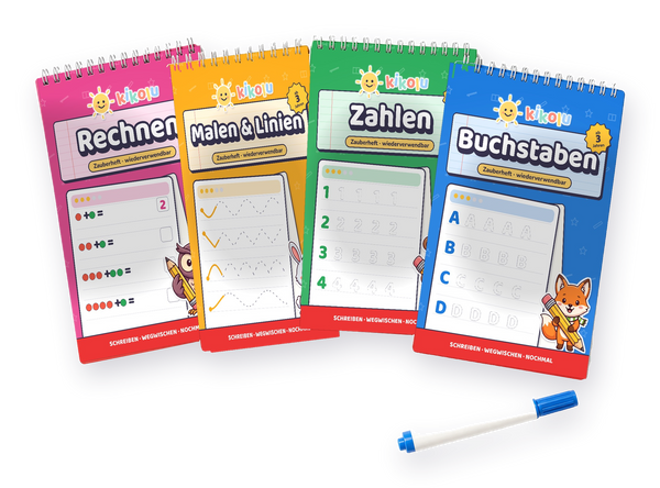 kikolu Zauberhefte 4er-Set